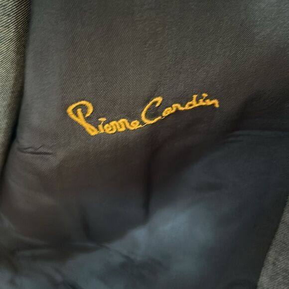 Vintage Pierre Cardin Paris New York 3 piece suit  pants vest jacket Blue 42R - Picture 13 of 17